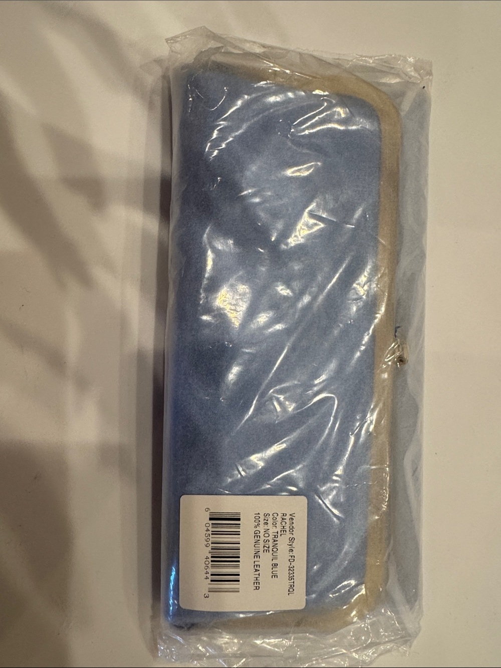 HOBO Blue and Tan Zip Wallet